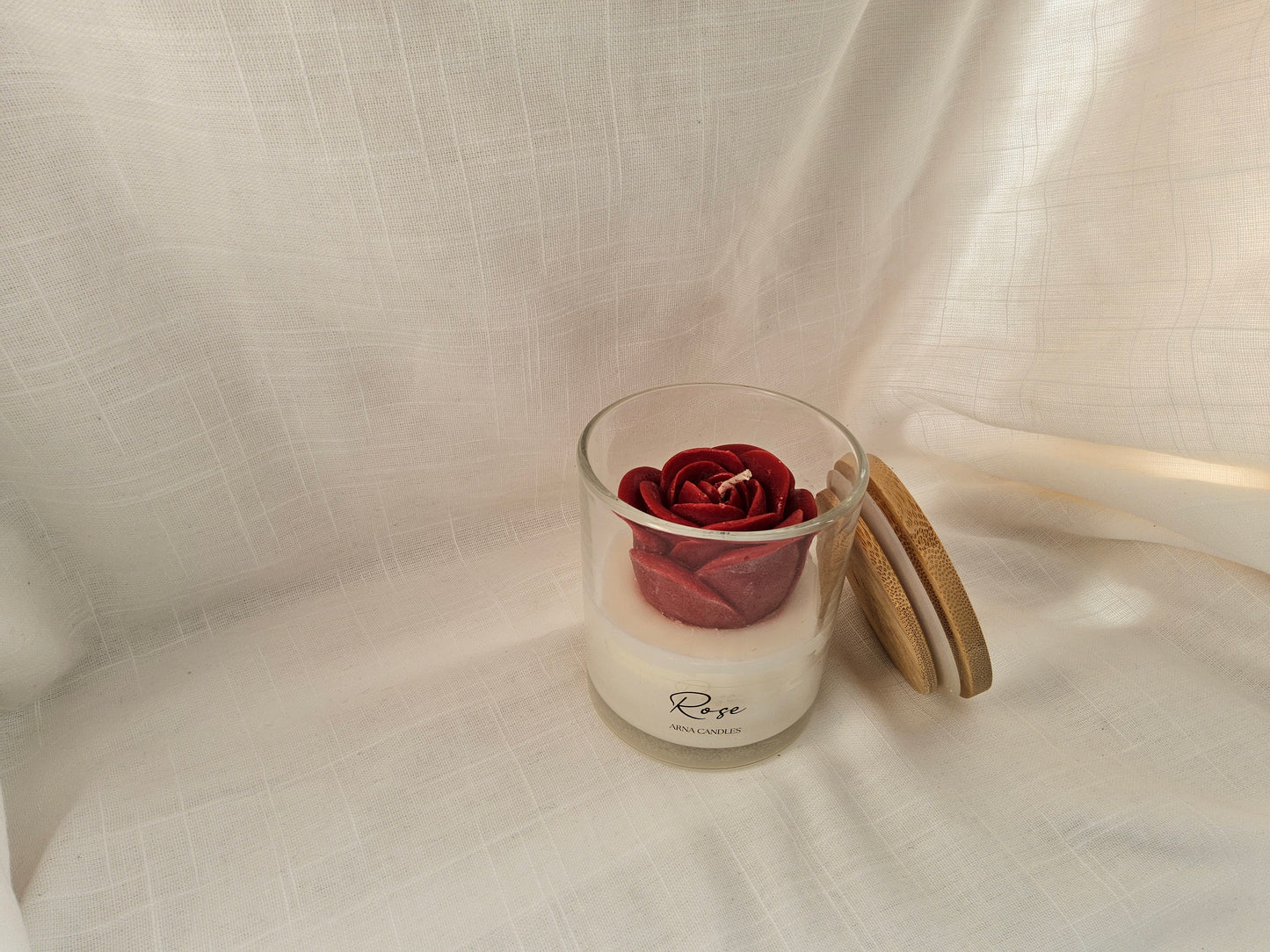 Rose — Flower Candle