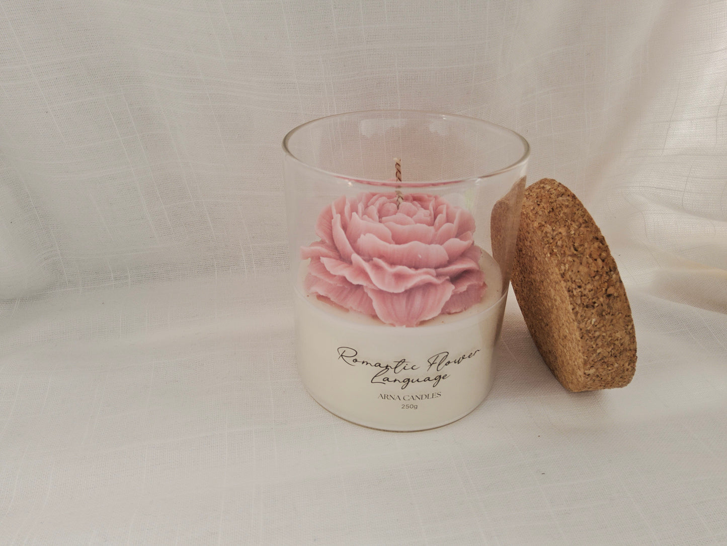 Romantic Flower Language — Flower Candle