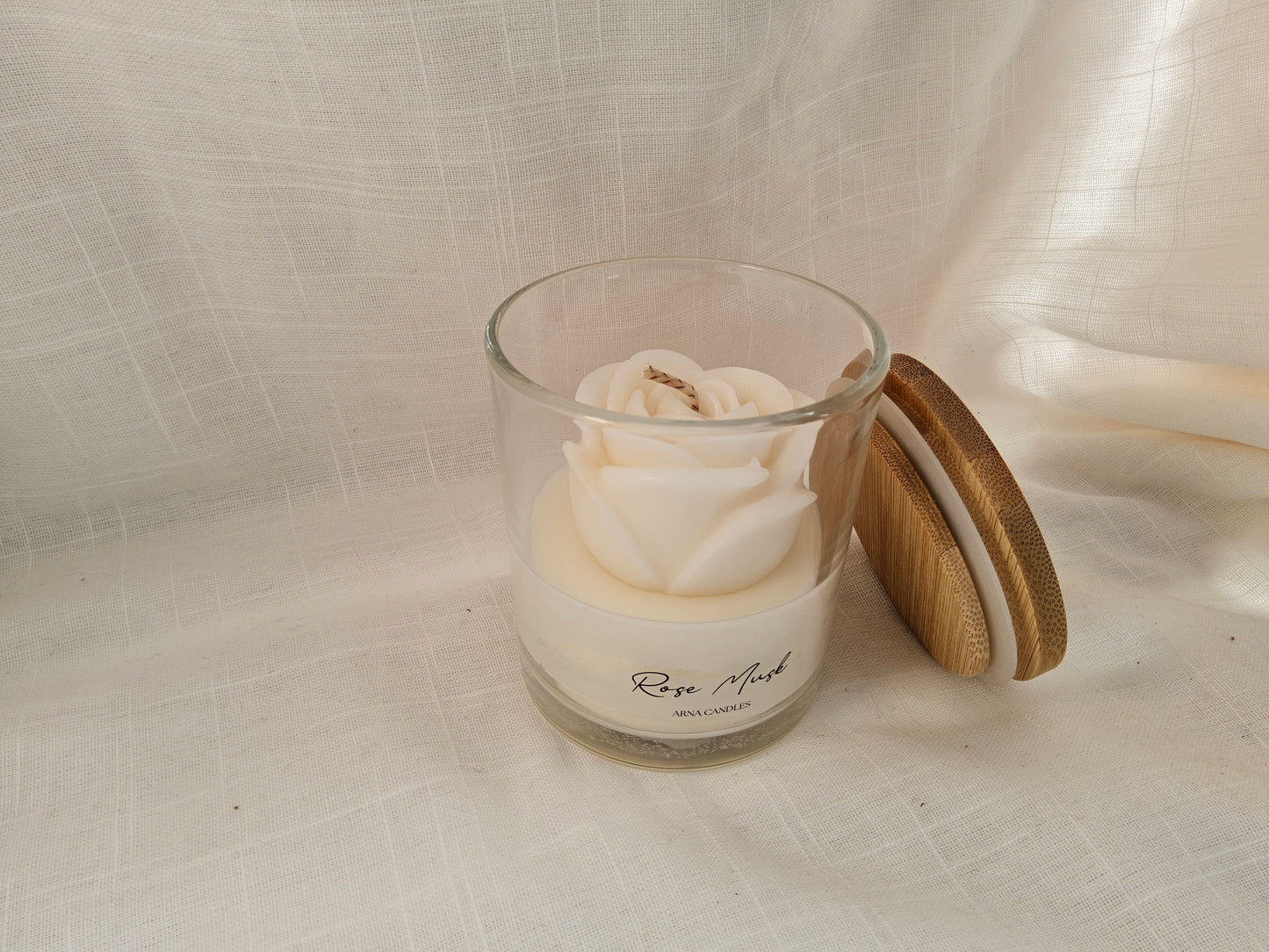Rose Musk — Flower Candle