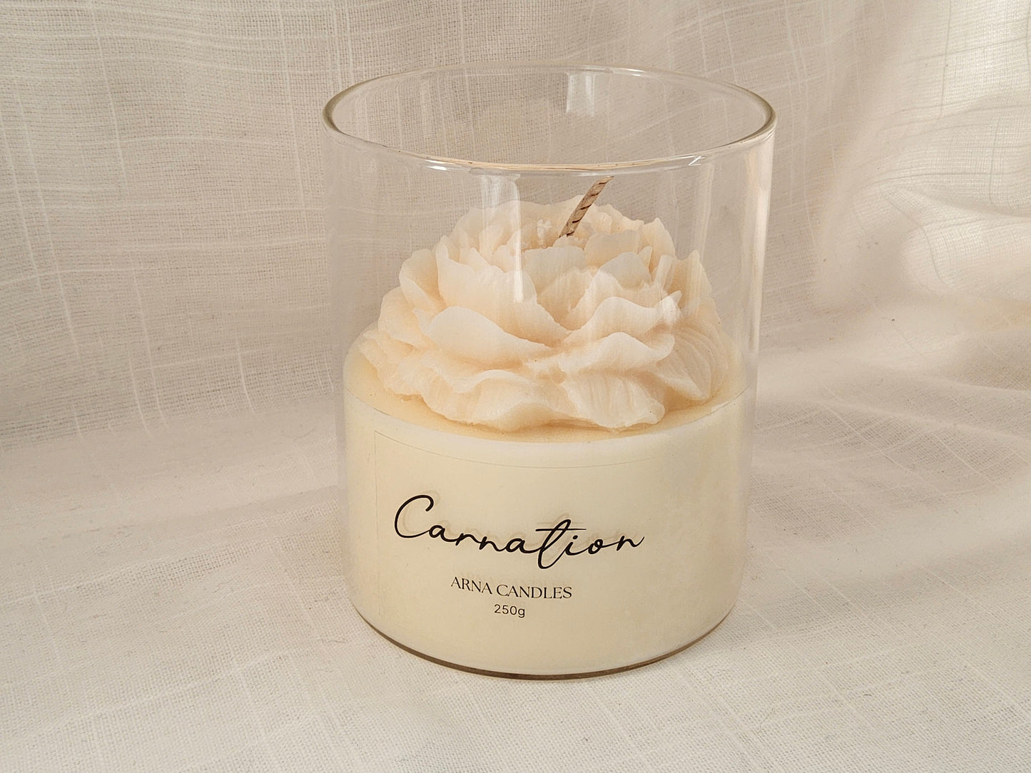 Carnation — Flower Candle