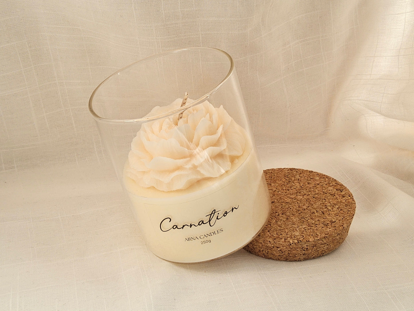 Carnation — Flower Candle