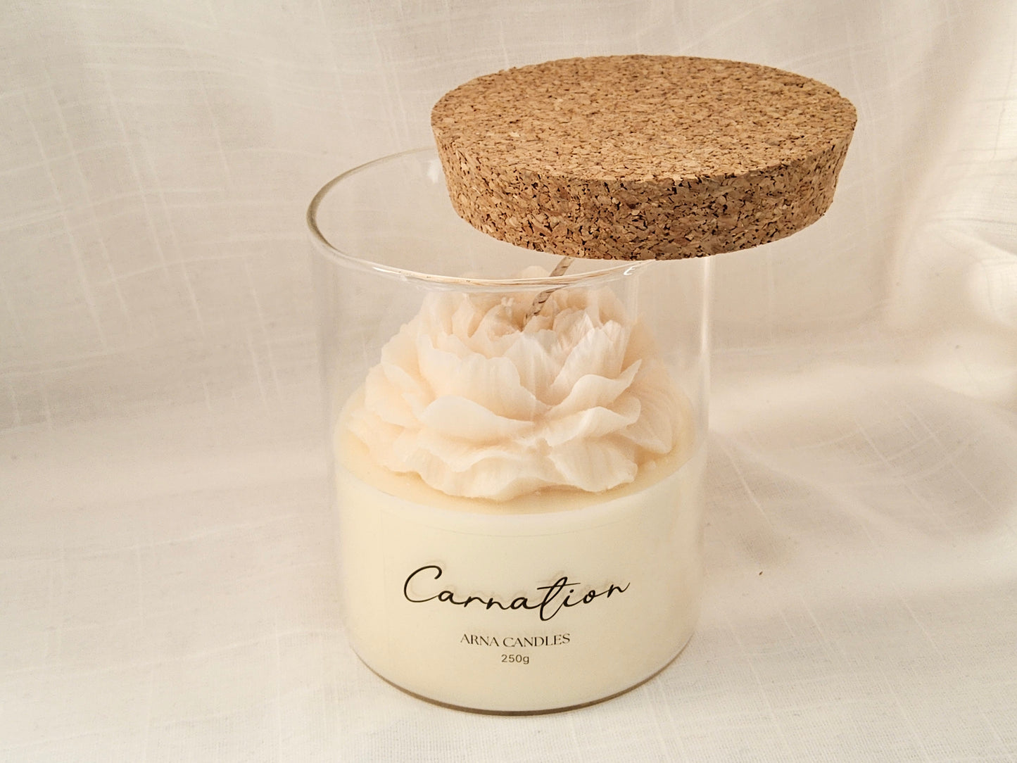 Carnation — Flower Candle