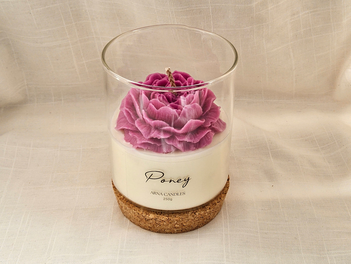 Peony — Flower Candle