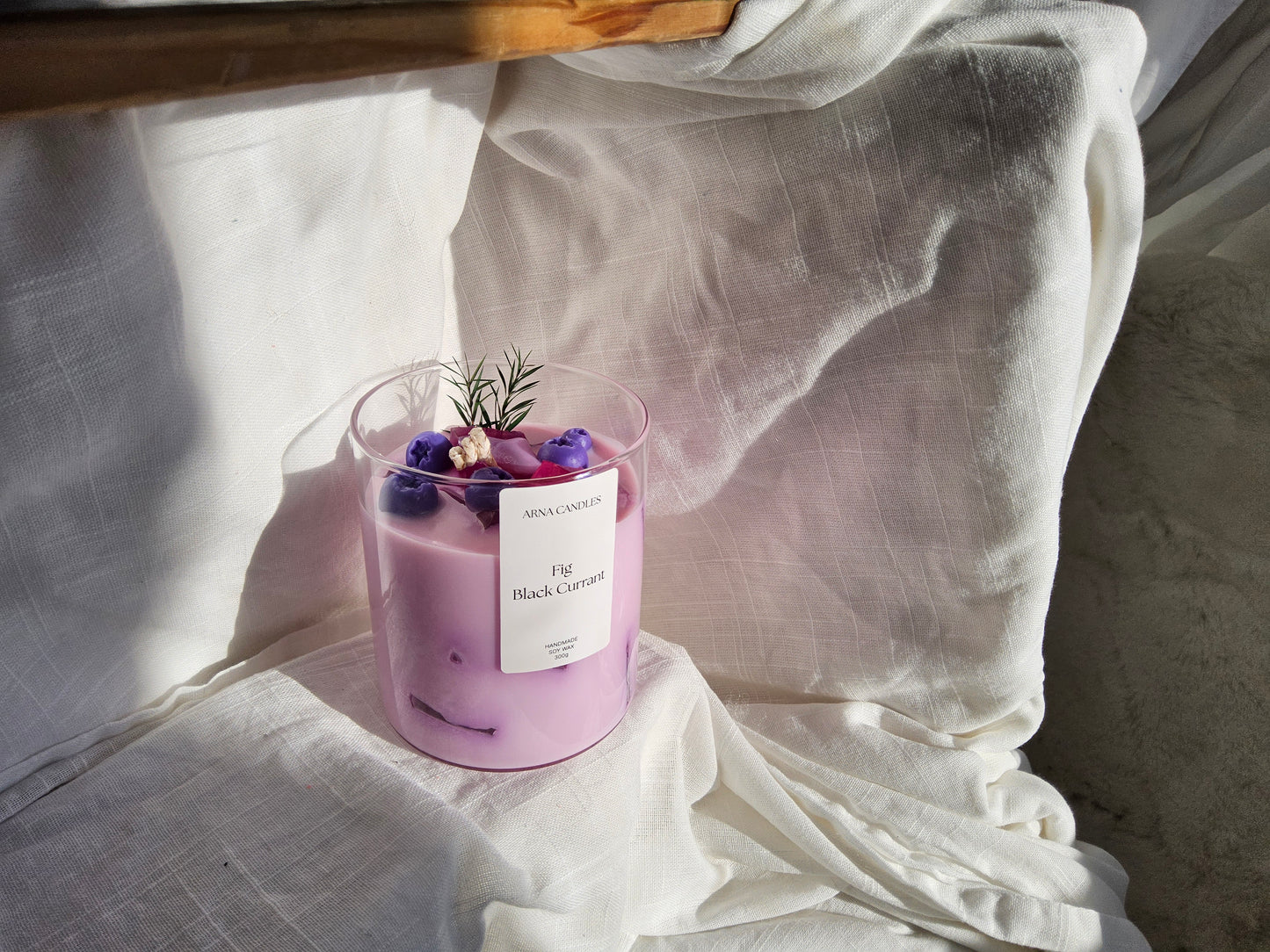 Fig & Blackcurrant — Luxury Scented Candle